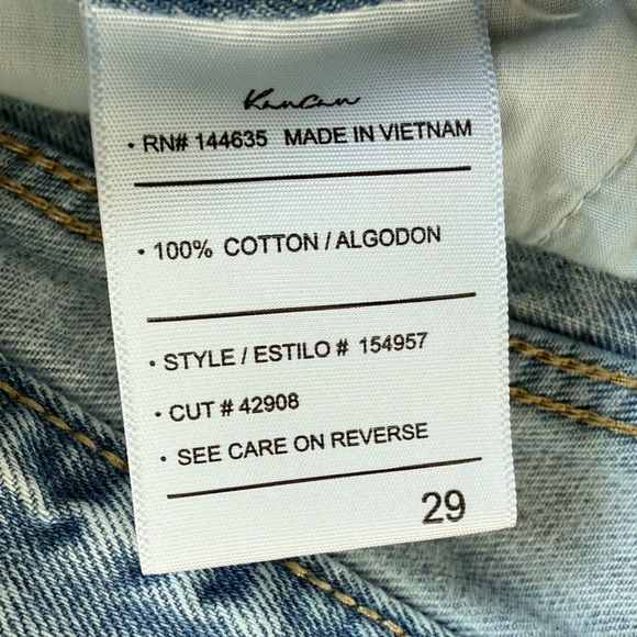 KanCan Maurices Estilo Destroyed Jeans Womens Sz 29 Boyfriend Light Wash Ankle - Picture 4 of 13